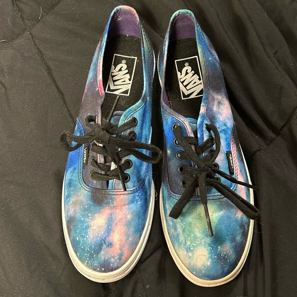 Galaxy print vans